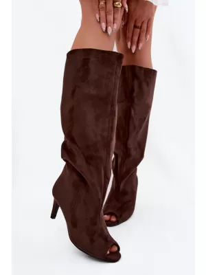 Dámske čižmy BOTO LA3153 BROWN