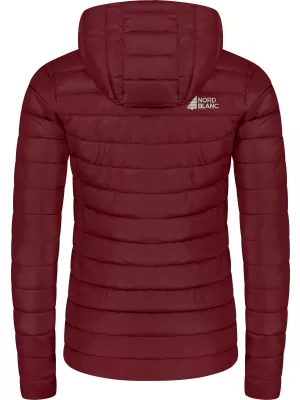 Dámska prešívaná bunda NORDBLANC NIMBUS WJL8395 VÍNOVÁ