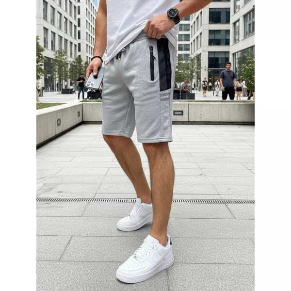  Pánske kraťasy DSTREET SX2256 SVETLO ŠEDÁ 