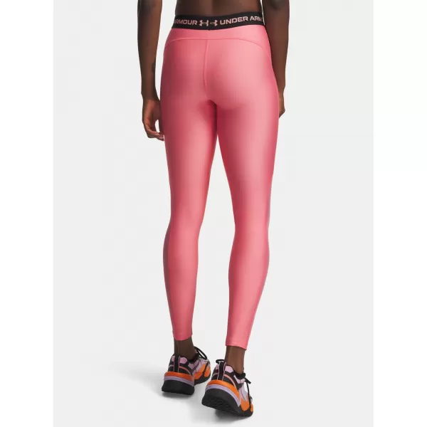  Dámske legíny UNDER ARMOUR HEATGEAR MESH LEGGING 6010009-600 RUŽOVÁ 