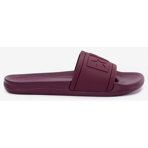  Dámske šľapky BIG STAR SHOES UU274070 VÍNOVÁ 