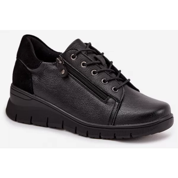  Dámske poltopánky VINCEZA 39964 BLACK 