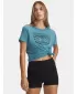 Dámske tričko UNDER ARMOUR W VARSITY SS 6010592-466 MODRÁ