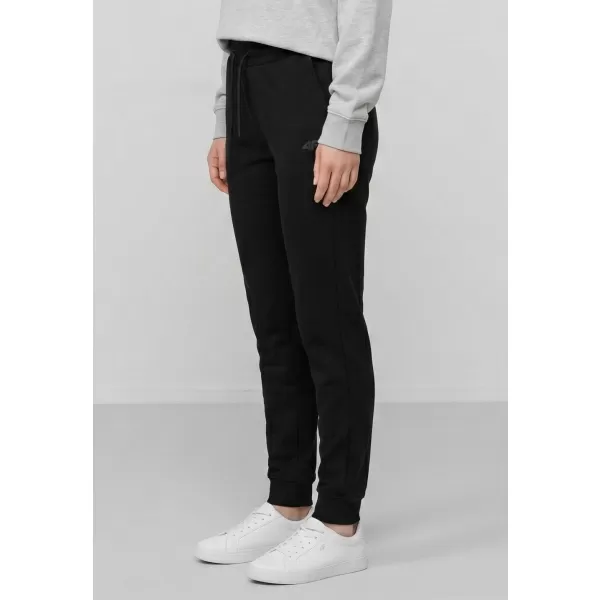  Dámske nohavice 4F WMM00TTROF1659 DEEP BLACK 