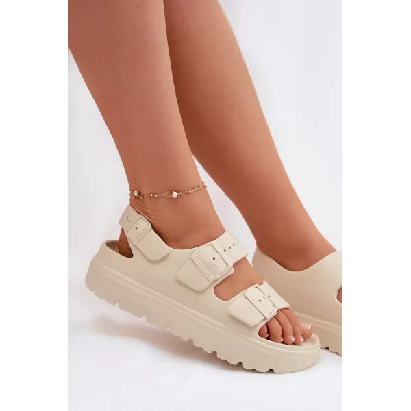  Dámske sandále BIG STAR SHOES TT274A032 BEIGE 