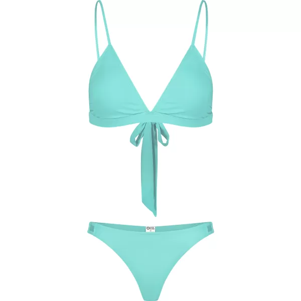  Dámske bikiny - spodný diel NORDBLANC TWINKLE NBSSS8242 TYRKYSOVÁ 