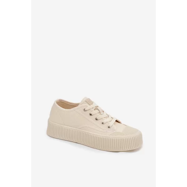  Dámske tenisky BIG STAR SHOES TT274271 BEIGE 