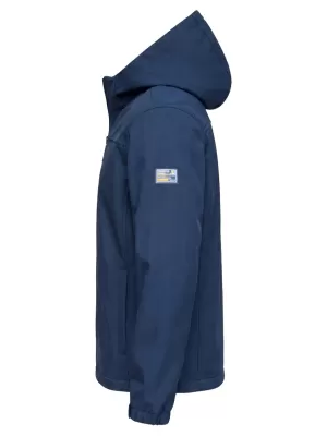Pánska softshellová bunda OMBRE C581 NAVY BLUE