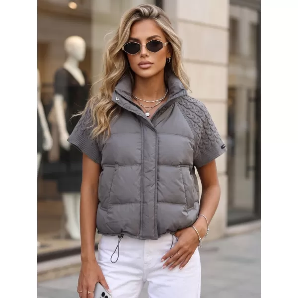  Dámska bunda DSTREET TY5926 TMAVO ŠEDÁ 