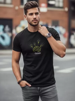 Pánske tričko DSTREET NX0149R-BK ČIERNA