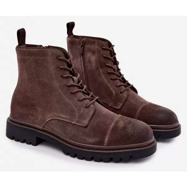  Pánske členkové topánky BIG STAR SHOES UU174220 BLACK 