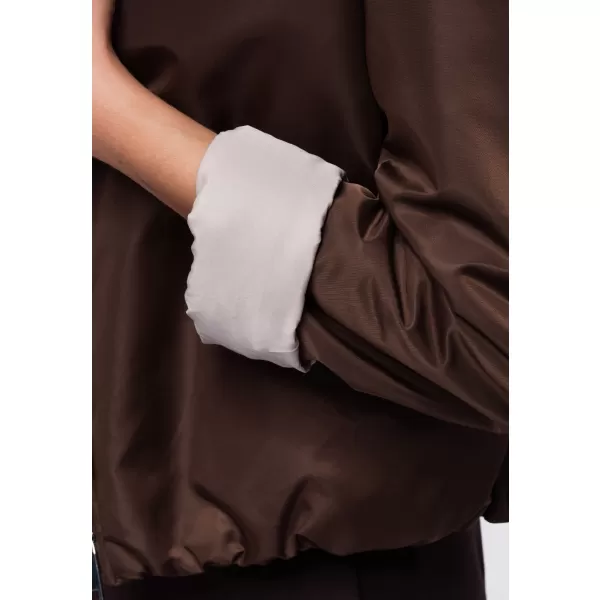  Dámska bunda OMBRE OW-JT-E0003 BROWN 