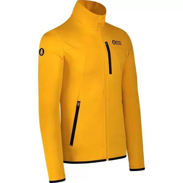  Pánska powerfleece mikina NORDBLANC MORASS NBSFM8335 ŽLTÁ 