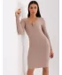 Dámske šaty BASIC FEEL GOOD RV-SK-9220.72 DARK BEIGE