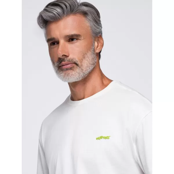  Pánske tričko OMBRE OM-TSPT-0284 OFF-WHITE 