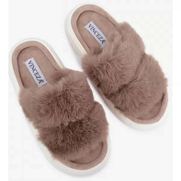  Dámske šľapky VINCEZA 105105 BEIGE 