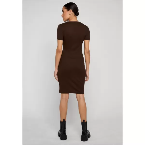  Dámske šaty URBAN CLASSICS TB8275 BROWN 