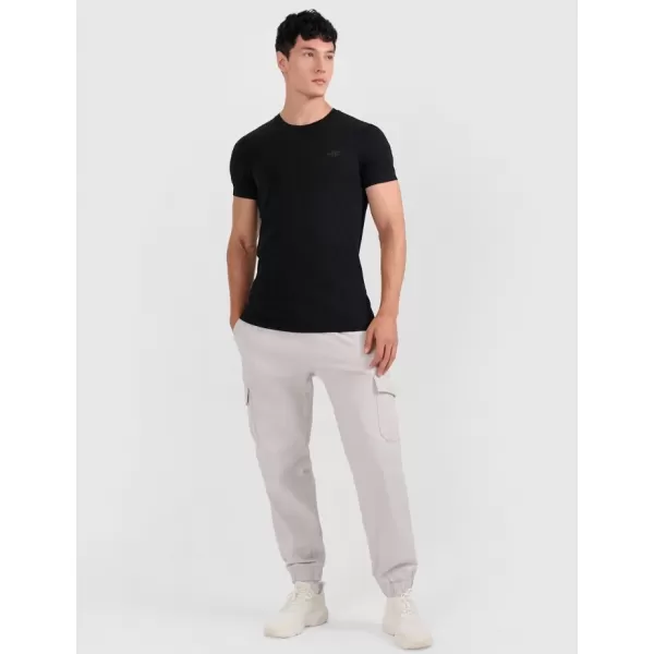  Pánske tričko 4F RMM00TTSHM3248 DEEP BLACK 