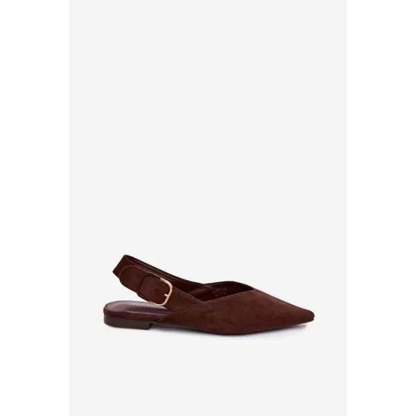  Dámske baleríny BOTO 9755 BROWN 