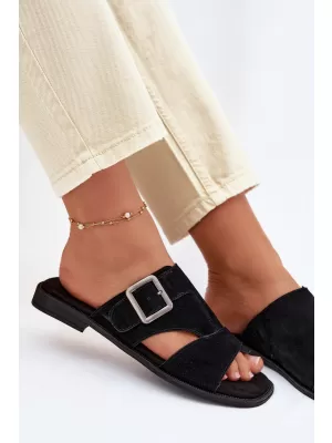 Dámske šľapky BIG STAR SHOES TT274477 BLACK
