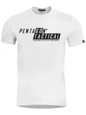 Pánske tričko PENTAGON AGERON GO TACTICAL K09012-GT-00 WHITE