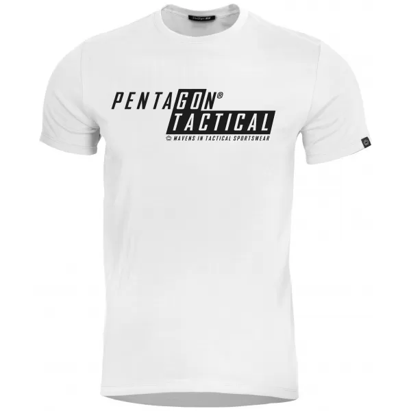  Pánske tričko PENTAGON AGERON GO TACTICAL K09012-GT-00 WHITE 