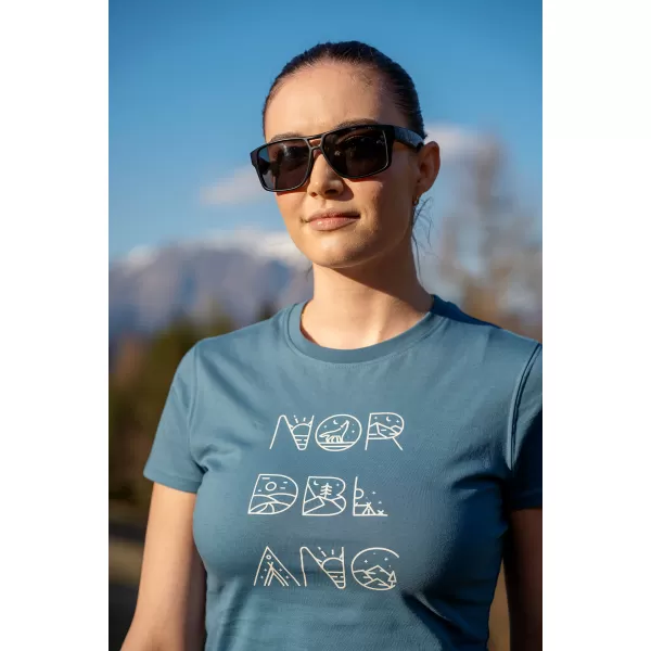  Dámske tričko NORDBLANC RESCUE NBSLT8178 MODRÁ 