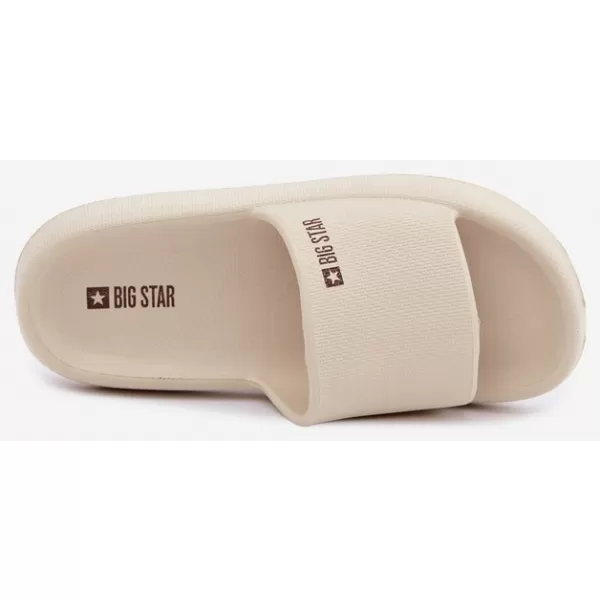  Dámske šľapky BIG STAR SHOES UU274087 ODTIENE HNEDEJ A BÉŽOVEJ 