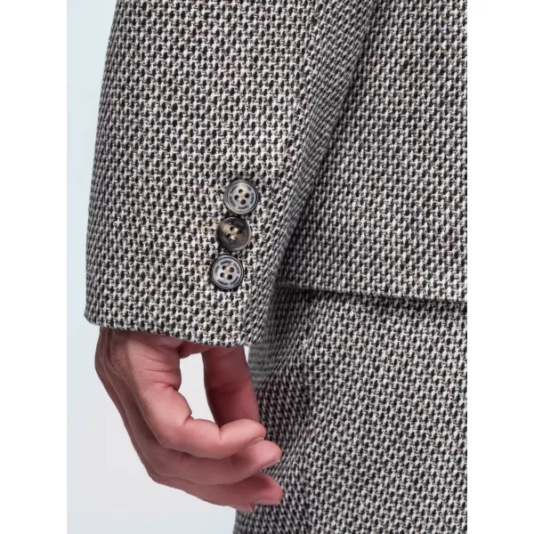  Pánske sako OMBRE OM-BLZB-0130 BROWN MELANGE 