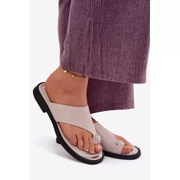  Dámske žabky VINCEZA 62307 BEIGE 