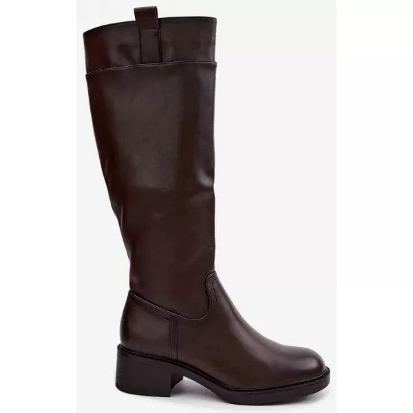  Dámske čižmy SERGIO LEONE KZ-22 CHOCOLATE 
