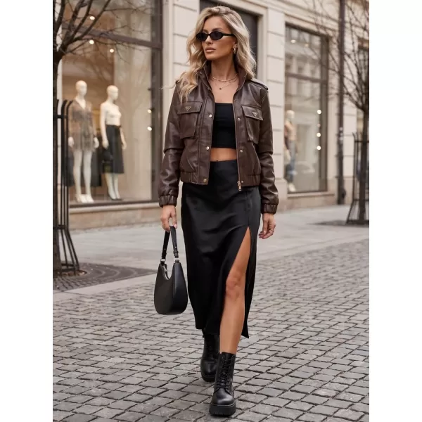  Dámska bunda DSTREET TY5872 HNEDÁ 