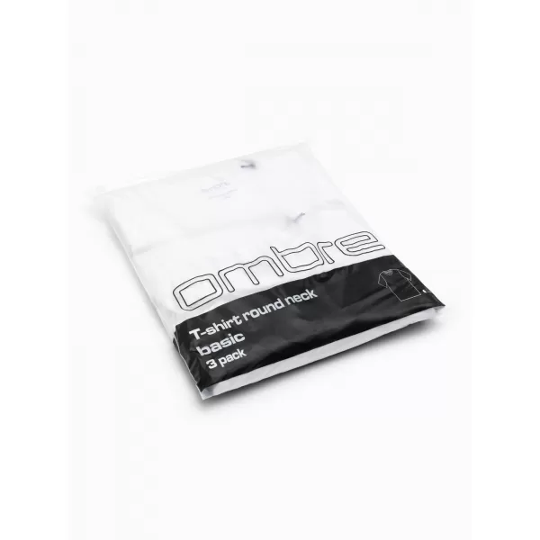  Pánske tričko OMBRE OM-TSBS-0268 WHITE 