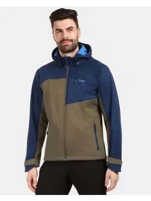 Pánska softshellová bunda KILPI ONTAVIO-M 1M0112KI KHAKI