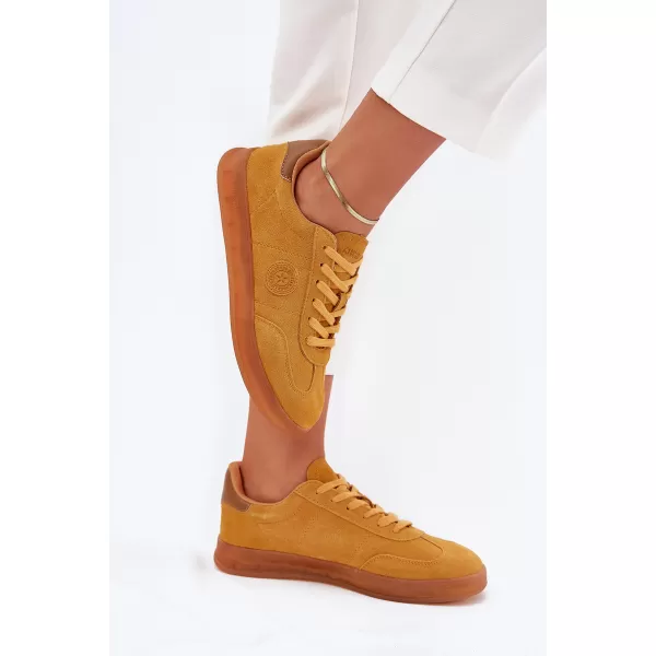  Dámske tenisky BIG STAR SHOES RR274846 YELLOW/GOLD 