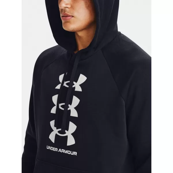  Pánska mikina UNDER ARMOUR RIVAL FLC MULTILOGO HD 1357094-001 ČIERNA 