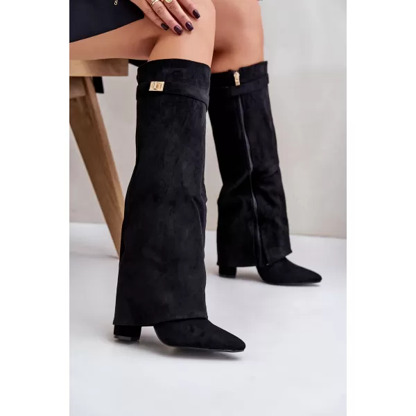  Dámske čižmy BOTO 9501A/LA3150/CLS-603 BLACK 