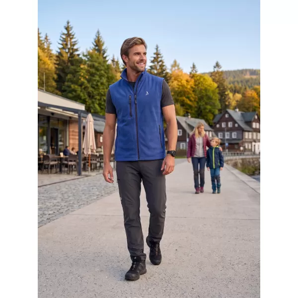  Pánska fleece vesta ALTISPORT ALM002525 KRÁĽOVSKÁ MODRÁ 