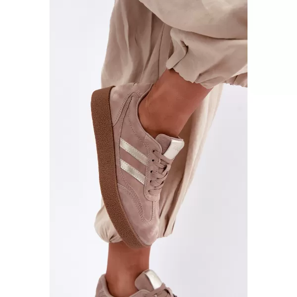 Dámske tenisky D&A LR62-7107 BROWN 