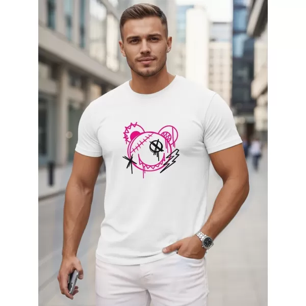  Pánske tričko DSTREET NX0136R-WH BIELA 