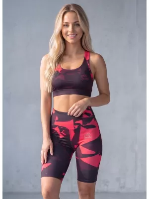 Dámske legíny nad kolená premium (nové veľkosti) ALTISPORT VOJ/ALW080LEG06 WINE-RED