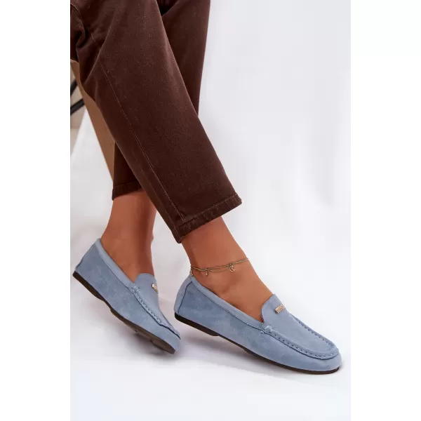  Dámske mokasíny BOTO QQ-273 BLUE 