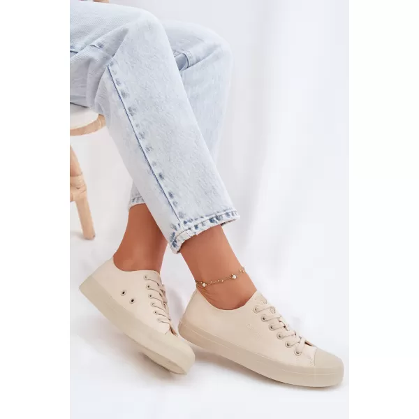 Dámske tenisky BIG STAR SHOES TT274121 BEIGE 