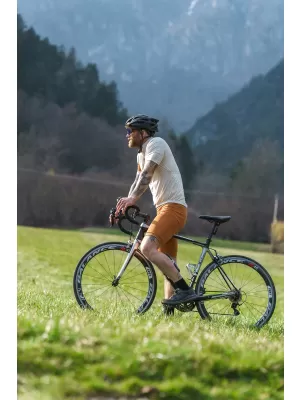Pánske cyklistické šortky NORDBLANC LEADING NBSPM8082 HNEDÁ