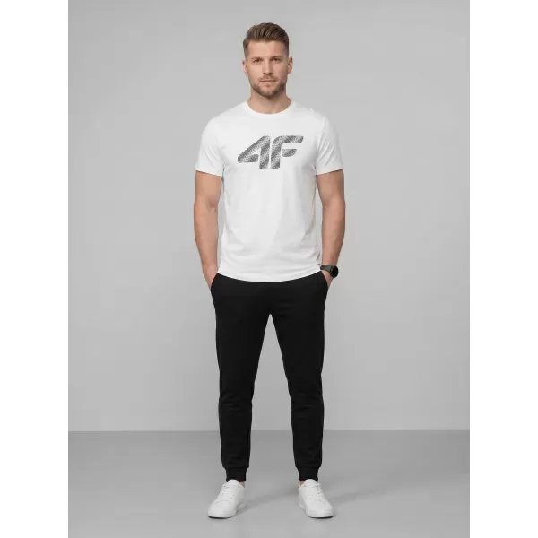 Pánske tričko 4F WMM00TTSHM3342 WHITE 