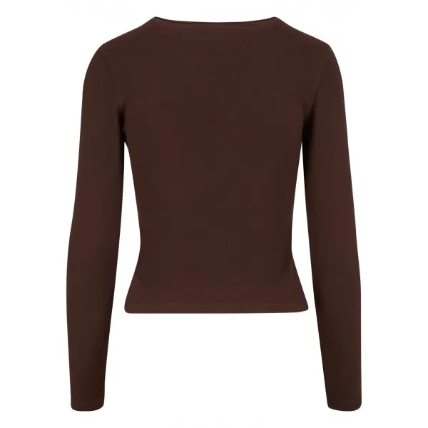  Dámske tričko URBAN CLASSICS TB7786 WARM/BROWN 
