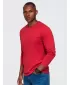 Pánske tričko OMBRE OM-LSBL-0142 RED