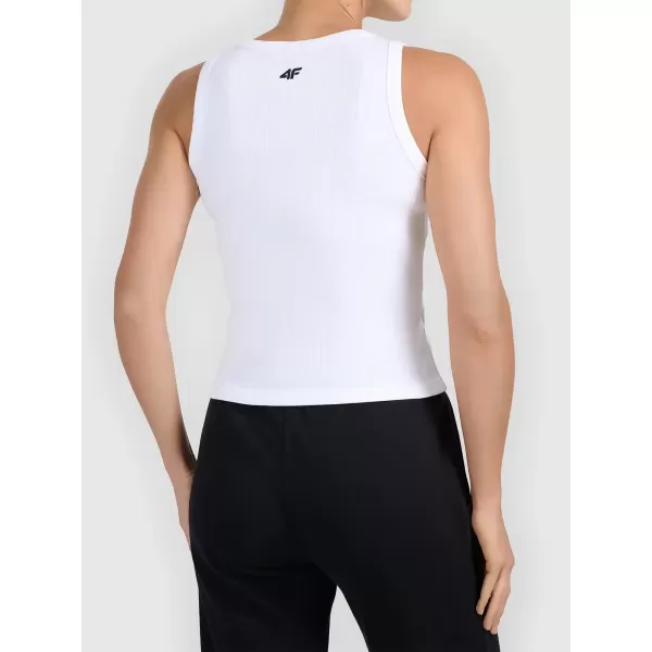  Dámske tielko 4F WMM00TSLEF299 WHITE 