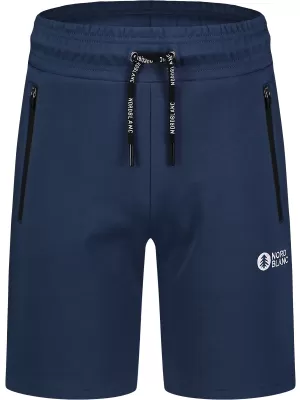 Pánske bavlnené kraťasy NORDBLANC RELAXEDFIT NBSPM8254 MODRÁ