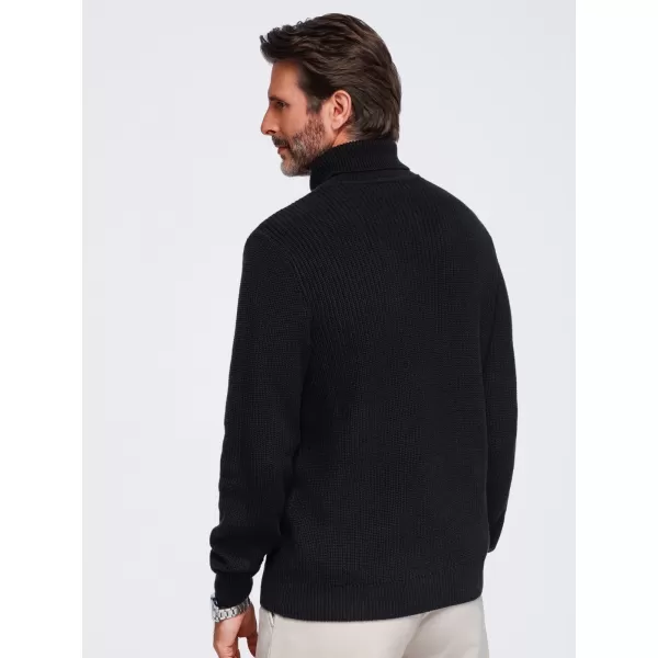  Pánsky rolák OMBRE OM-SWTN-0189 BLACK 